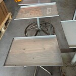 Verstelbare inpaktafel Eigen bouw, grijs, bouwjaar 2019